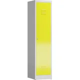 Classix Spind 180x41,5x50 cm lichtgrau/zinkgelb