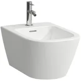 Laufen Meda Wandbidet Advanced, 1 Hahnloch, mit Überlauf, mit weiß LCC