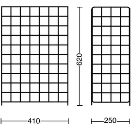 CWS Papierkorb 60 l Weiß