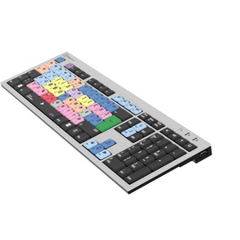 LogicKeyboard Avid Media Composer Slim Line Tastatur DE silber (LKB-MCOM4-AJPU-DE)