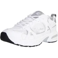 Karl Kani Women Prime Runner Sneaker Trainer Schuhe (White, EU Schuhgrößensystem, Erwachsene, Numerisch, M, 38.5) - 38.5 EU