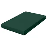 schlafgut Pure Topper Baumwolle 180 x 200 - 200 x 220 cm green deep