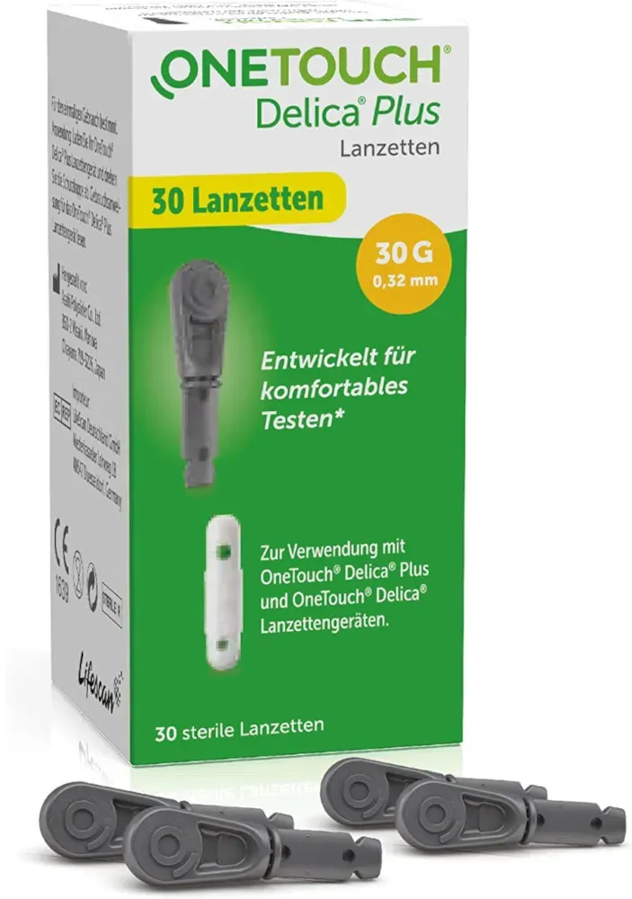 OneTouch Delica Plus 1x30 Nadellanzetten