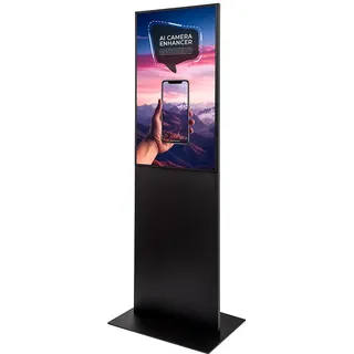 Showdown Displays StreamLine Digitale Infostele Mit 43\" Samsung-Bildschirm Schwarz"