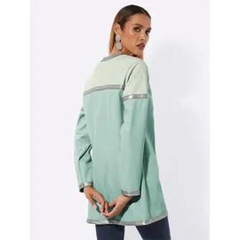 MAINPOL Lederimitat-Blazer in kalkmint-zartmint | Gr.: 40
