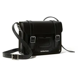 Dr. Martens Satchel DR. MARTENS "Satchel Bag", Herren, Gr. B/H/T: 28cm x 20,5cm x 7,5cm, schwarz, Leder, Taschen, Umhängetasche, Schultertasche, Messenger Bag