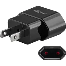 goobay Netzadapter US/Japan, Schwarz