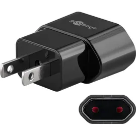 goobay Netzadapter US/Japan, Schwarz