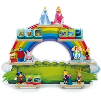 Smagnon Regal für die Toniebox und Tonie Figuren Verschiedene Motive Kinderspielzeug Spielregal (XXL Nebenregal Regenbogen)