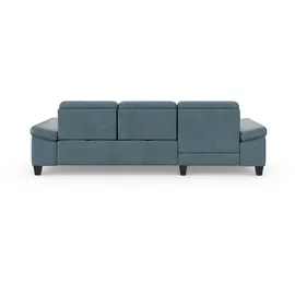 sit&more Ecksofa »Westham L-Form« Recamiere, mit oder ohne Bettfunktion, Bettkasten, Füße wengefarben