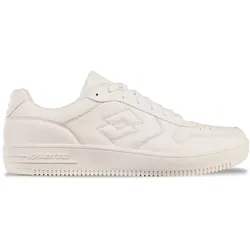 Sneaker LOTTO, Gr. 38, weiß, Synthetik, unifarben, sportlich, Schuhe, - im Lowcut-Basketballdesign