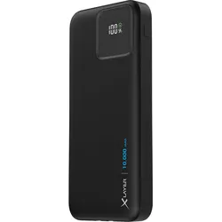 Xlayer Powerbank 10.000 mAh mit zwei integrierten Kabeln PD 20W Black EINHEITSGRÖSSE