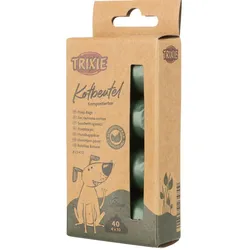 TRIXIE Hundekotbeutel, kompostierbar 4 Rollen à 10 Btl.