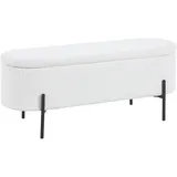 SalesFever Bettbank Schwarz/Weiß 110 x 44 x 40 cm