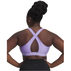 Under Armour Crossback Mid Bra Transparent/Weiß L