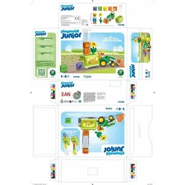Playmobil Junior Traktor mit lustiger Pflanzmaschine 71773