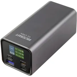 VOLTCRAFT VC-C904 Powerbank 20000 mAh USB PD 3.0 Li-Ion Grau (matt) Statusanzeige