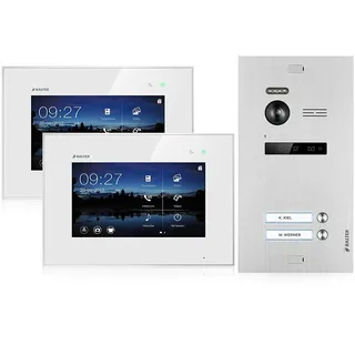 Balter Home Video-Türsprechanlage Evo Silver Bus Set 2WE