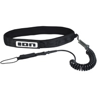 ION Wing/SUP Core Safety Coiled Leash 2023 black, S-M/8'