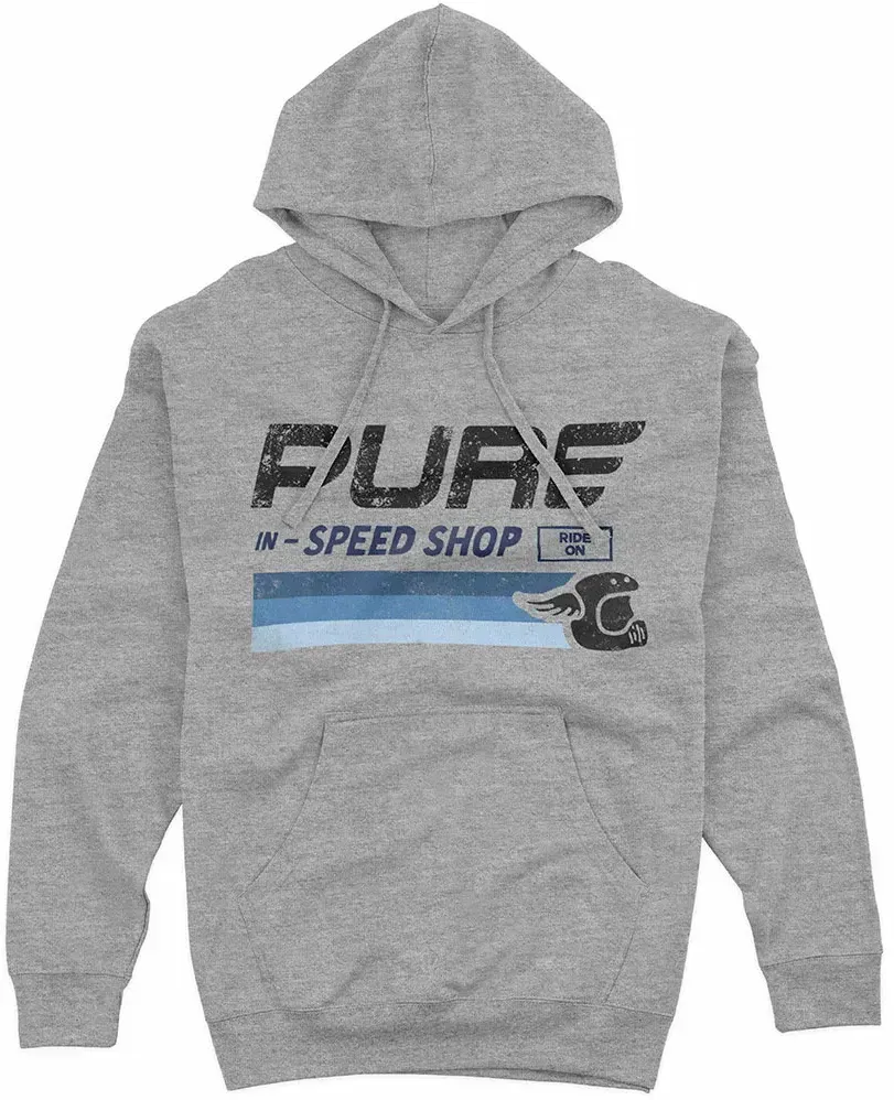 Pure Racer Tri Stripe Kapuzenpullover - Grey - S