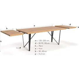 danzz Ravel 200 x 90 x 90 cm braun