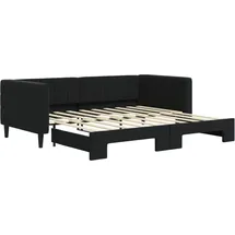 vidaXL Tagesbett 90 x 190 cm Schwarz
