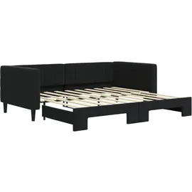 vidaXL Tagesbett 90 x 190 cm Schwarz