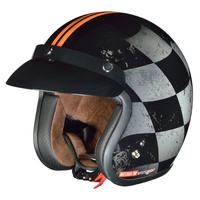 rueger-helmets Motorradhelm RC-583 Jethelm Motorradhelm Chopper Jet Motorrad Roller Bobber Helm ruegerRC-583 Finale XS bunt XS (53-54)
