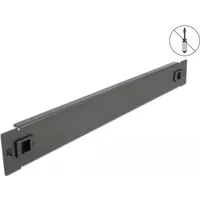 DeLock 19" Netzwerkschrank Blindabdeckung 1 HE schwarz
