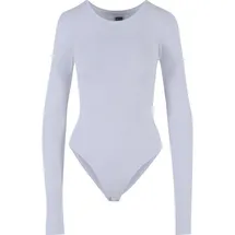 URBAN CLASSICS Ladies Stretch Jersey Longsleeve Body - Weiß