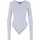 URBAN CLASSICS Ladies Stretch Jersey Longsleeve Body - Weiß