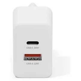 Digitus USB GaN 30W 1x USB-C 1x USB-A Weiß