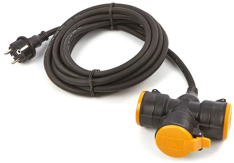 Relectric PRO Verlängerungskabel 5 mtr 3-fach 3x1,5mm