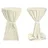 TexDeko Stehtischhusse Premium Creme Ø 60 cm