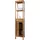 Mendler Teak-Hochschrank HWC-M74, Badschrank, 1 Tür 4 Fächer, hochwertiges B-Grade-Teak (Kernholz, 20-30 Jahre) 181x40x35cm