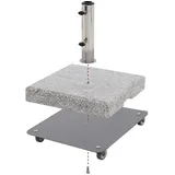 Doppler Fahrgestell Vario für Granitsockel 42 cm x 42 cm Anthrazit