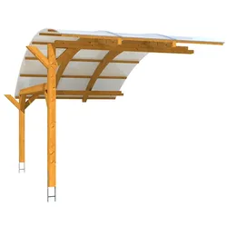 Skan Holz Schwaben Carport-Stellplatzerweiterung Breite 299cm eiche hell