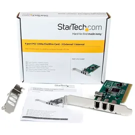 Startech 4-port-pci-firewire-adapterkarte 1394a FireWire Adapter Card Kontrollerkarte