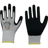 Leipold Handschuhe LeikaFlex® Touch 1464 Gr.9 grau/schwarz EN 388 PSA II 12