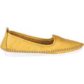 Andrea Conti Damen Slipper gelb, - weiß, Größe 41