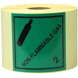 Jungheinrich PROFISHOP Gefahrgut-Etiketten, 100 x 100 mm, Non Flammable Gas,