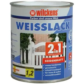 Wilckens Weißlack 2in1 Weiß seidenmatt 0,75 l