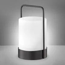 easy! by fhl Akku-Tischleuchte Casoli Kunststoff 12 x 12 x 20 cm 1x LED 0,2 W weiß