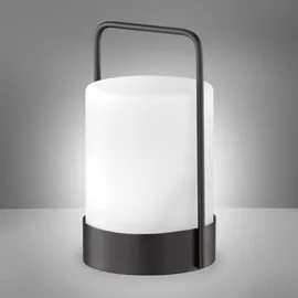 easy! by fhl Akku-Tischleuchte Casoli Kunststoff 12 x 12 x 20 cm 1x LED 0,2 W weiß