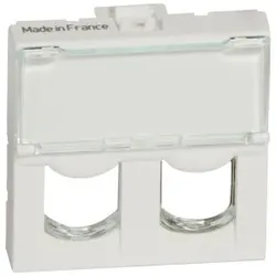Legrand 078603 Mosaic Antibakteriell, Potentialausgleichs-Dose-PA-Dose, Farbe: Ultraweiß 1