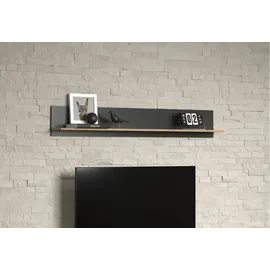 trendteam Wandregal Esteban 167 x 25 x 18 cm Grau
