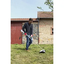 Ikra mogatec IKRA Elektro Sense IES 1000 C, 1000 W mit Ersatzspule, 3-Zahn-Messer, Schultergurt & Schutzbrille