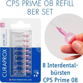 Curaprox CPS 08 Prime Interdentalbürsten pink 3,2 mm Refill 8 St.