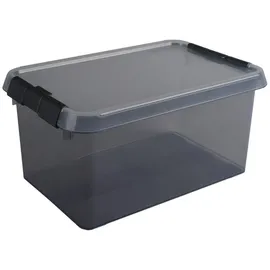 SUNWARE Aufbewahrungsbox Comfort Line 30 x 20 x 14,5 cm 1-tlg. grau transparent