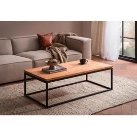 Wohnling Livetastic Couchtisch Braun Akazie 60 x 40 x 120 cm